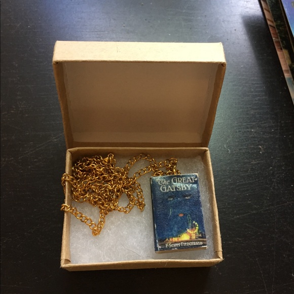 Jewelry - The Great Gatsby Tiny Book Necklace